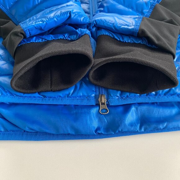 HBC Women's Sport Down Filled Puffer Blue Jacket SZ L - Picture 6 of 14